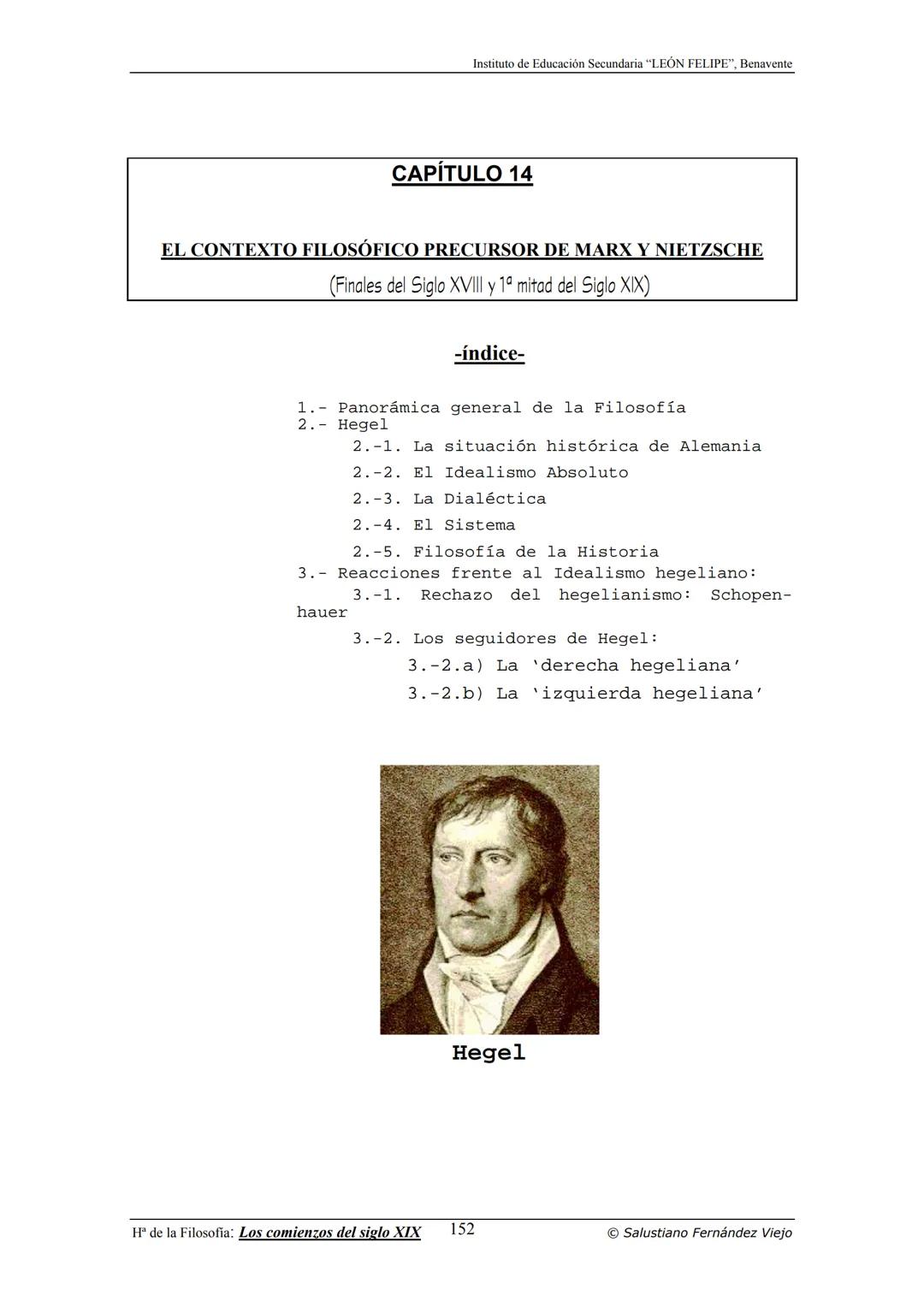 HISTORIA
DE LA
FILOSOFÍA
por Salustiano Fernández Viejo
► INSTITUTO DE EDUCACIÓN SECUNDARIA "LEÓN FELIPE"
DE BENAVENTE
◆ DEPARTAMENTO DE FIL