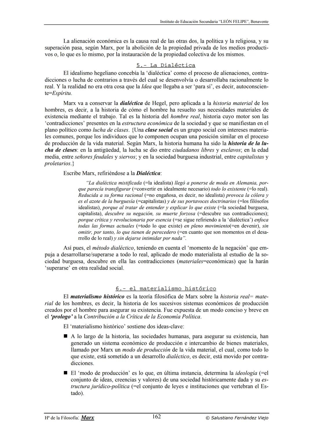 HISTORIA
DE LA
FILOSOFÍA
por Salustiano Fernández Viejo
► INSTITUTO DE EDUCACIÓN SECUNDARIA "LEÓN FELIPE"
DE BENAVENTE
◆ DEPARTAMENTO DE FIL