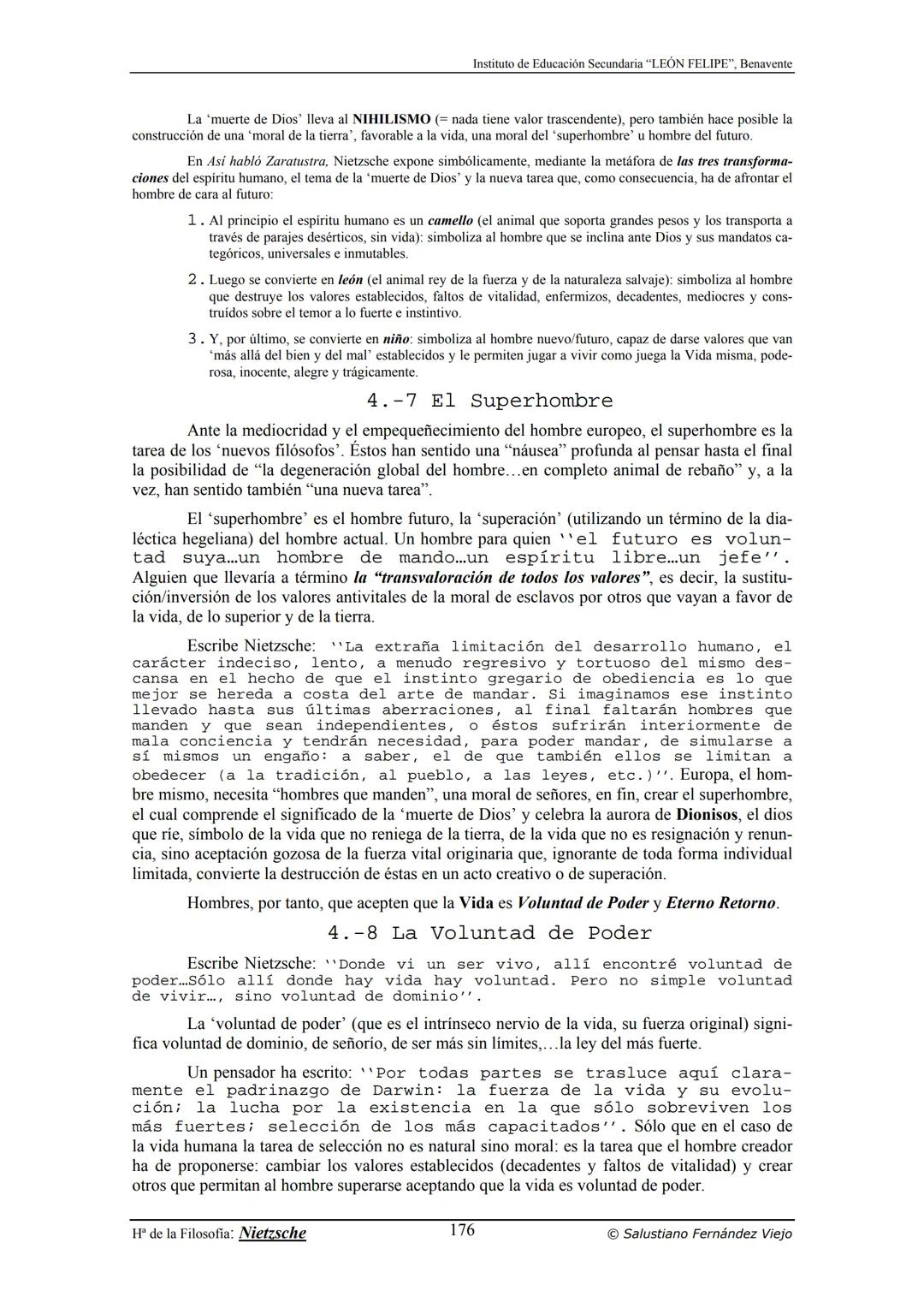 HISTORIA
DE LA
FILOSOFÍA
por Salustiano Fernández Viejo
► INSTITUTO DE EDUCACIÓN SECUNDARIA "LEÓN FELIPE"
DE BENAVENTE
◆ DEPARTAMENTO DE FIL