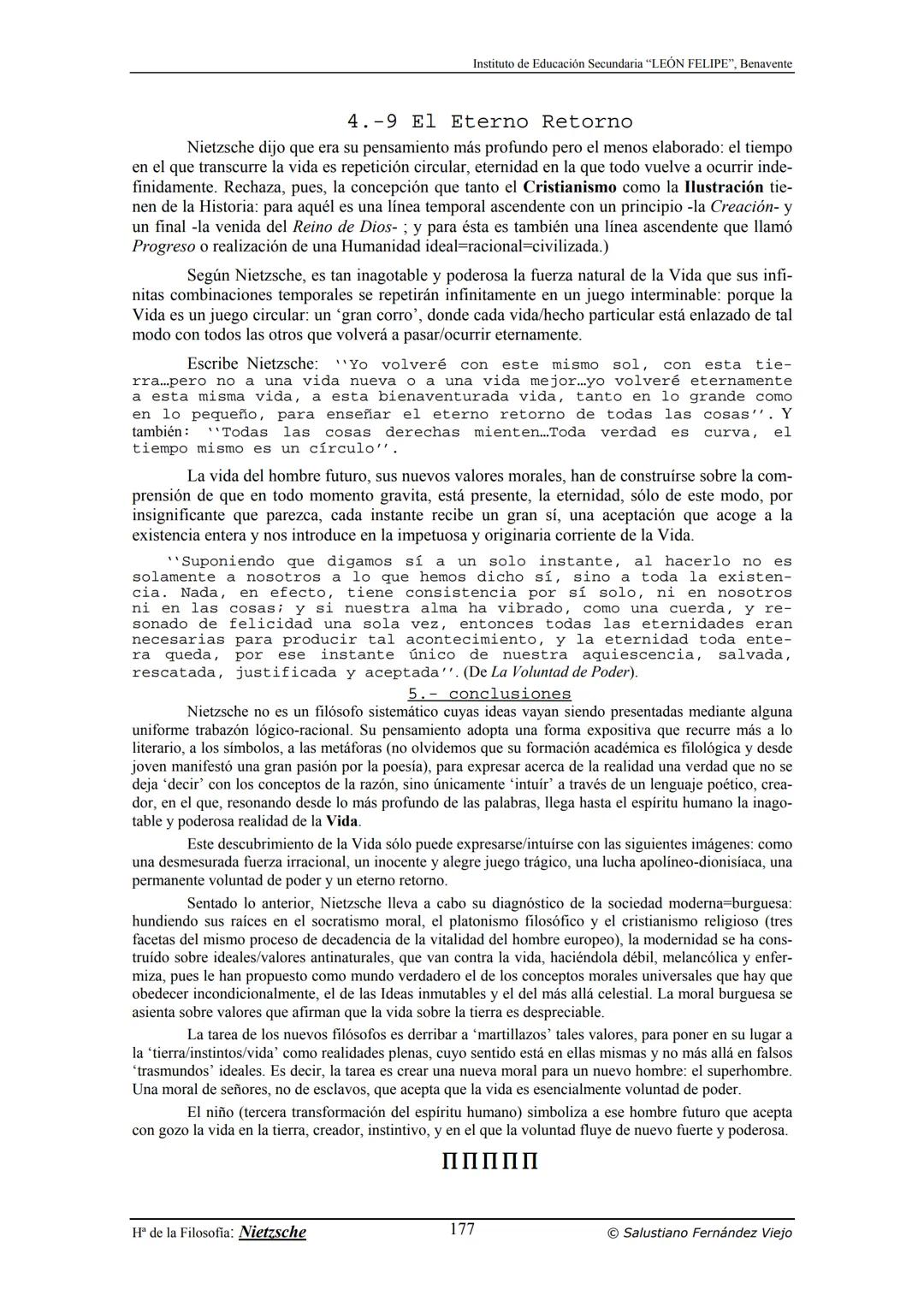HISTORIA
DE LA
FILOSOFÍA
por Salustiano Fernández Viejo
► INSTITUTO DE EDUCACIÓN SECUNDARIA "LEÓN FELIPE"
DE BENAVENTE
◆ DEPARTAMENTO DE FIL