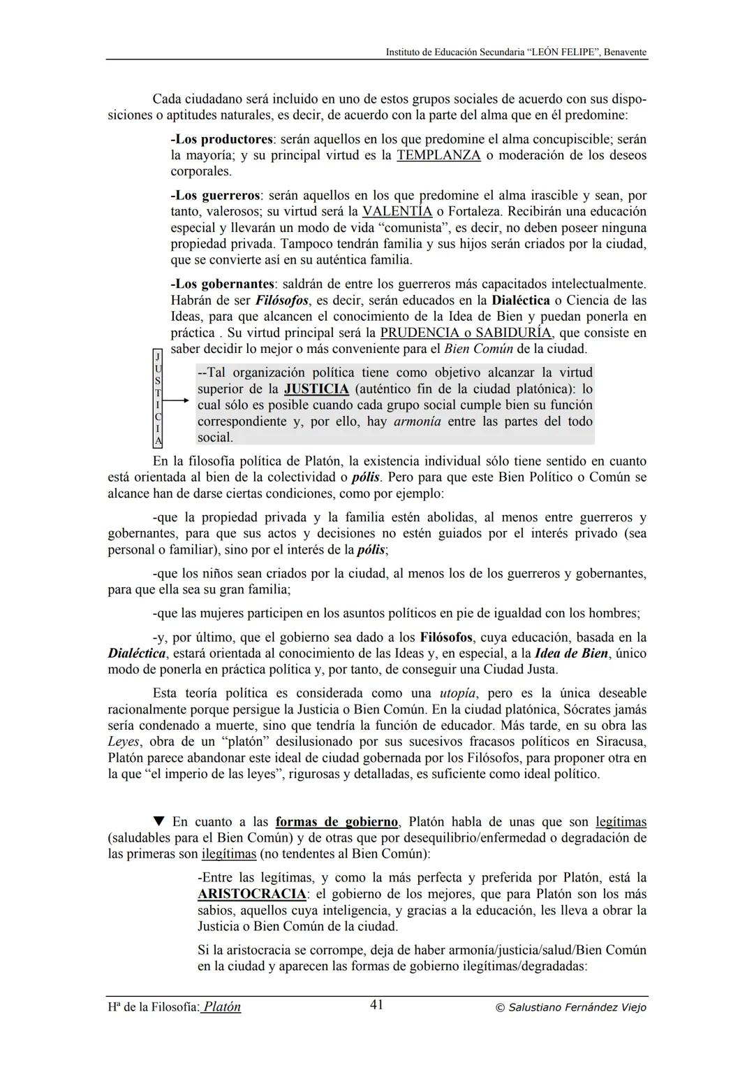 HISTORIA
DE LA
FILOSOFÍA
por Salustiano Fernández Viejo
► INSTITUTO DE EDUCACIÓN SECUNDARIA "LEÓN FELIPE"
DE BENAVENTE
◆ DEPARTAMENTO DE FIL