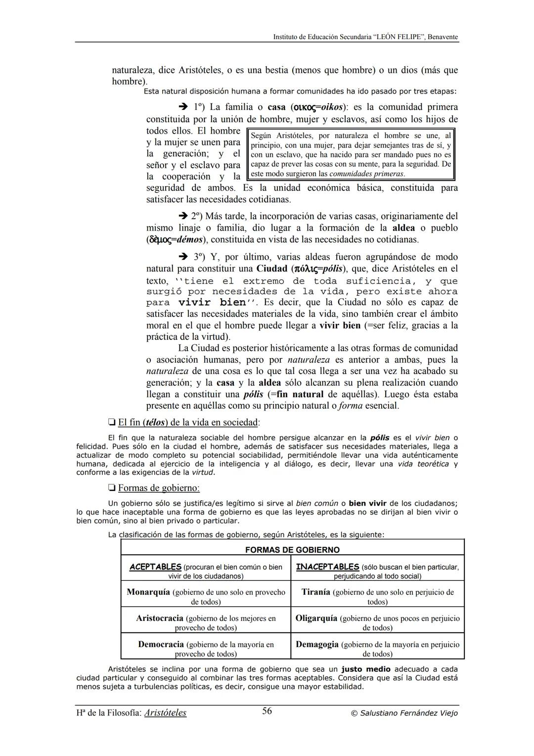 HISTORIA
DE LA
FILOSOFÍA
por Salustiano Fernández Viejo
► INSTITUTO DE EDUCACIÓN SECUNDARIA "LEÓN FELIPE"
DE BENAVENTE
◆ DEPARTAMENTO DE FIL