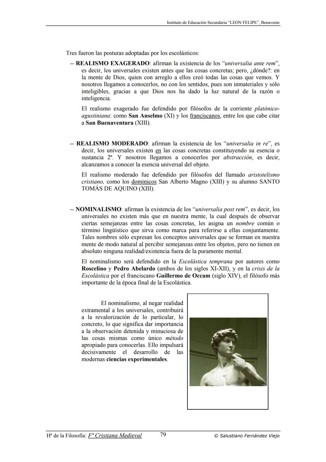 HISTORIA
DE LA
FILOSOFÍA
por Salustiano Fernández Viejo
► INSTITUTO DE EDUCACIÓN SECUNDARIA "LEÓN FELIPE"
DE BENAVENTE
◆ DEPARTAMENTO DE FIL