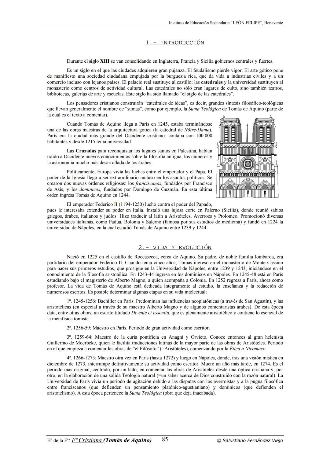HISTORIA
DE LA
FILOSOFÍA
por Salustiano Fernández Viejo
► INSTITUTO DE EDUCACIÓN SECUNDARIA "LEÓN FELIPE"
DE BENAVENTE
◆ DEPARTAMENTO DE FIL