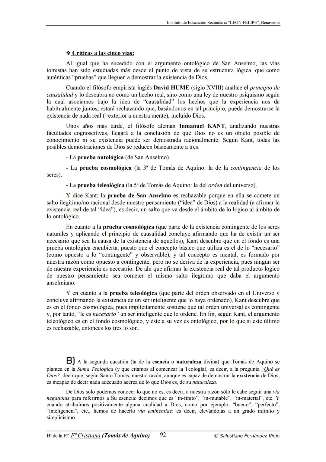 HISTORIA
DE LA
FILOSOFÍA
por Salustiano Fernández Viejo
► INSTITUTO DE EDUCACIÓN SECUNDARIA "LEÓN FELIPE"
DE BENAVENTE
◆ DEPARTAMENTO DE FIL