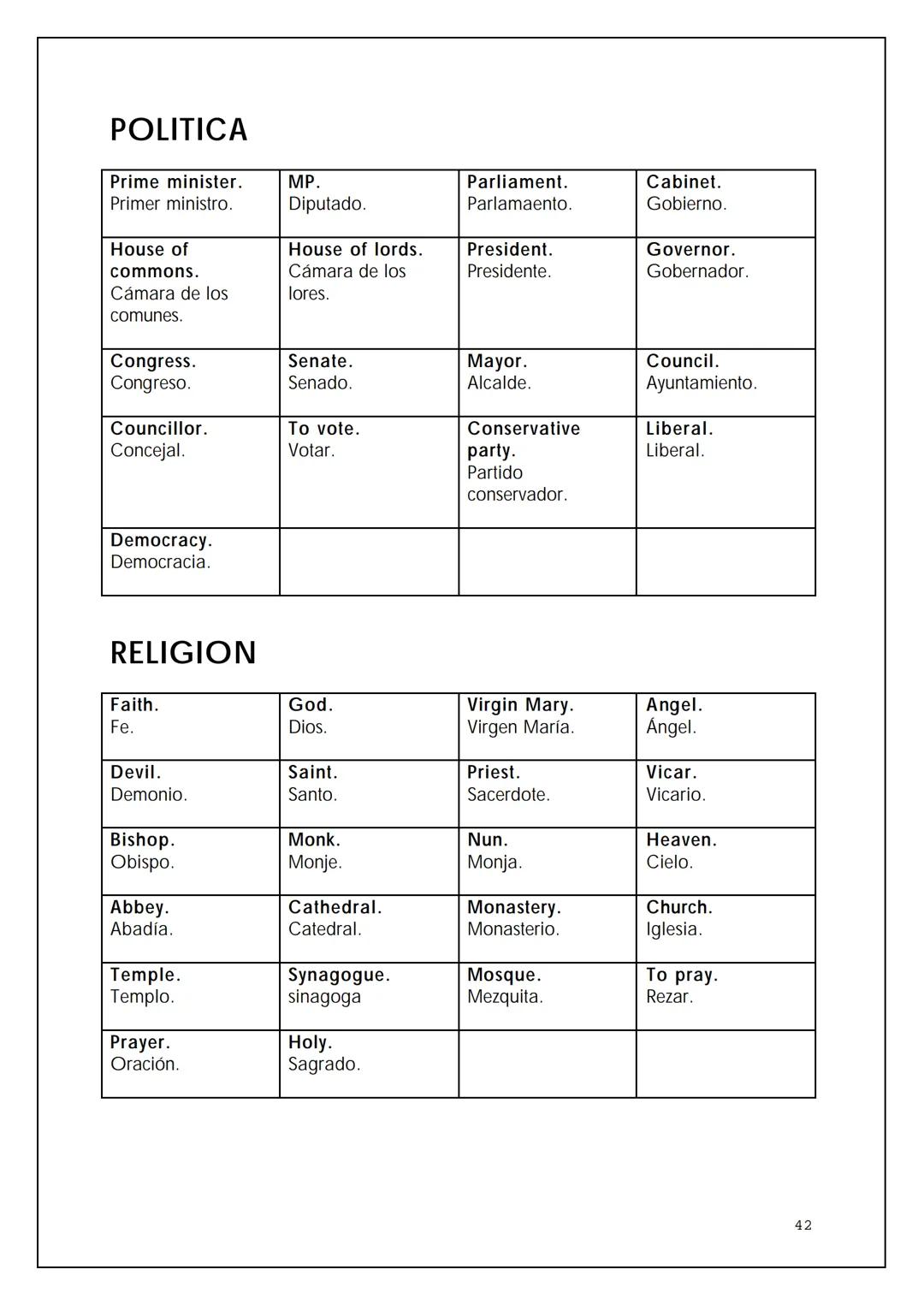 VOCABULARIO BÁSICO DE LA
LENGUA INGLESA
BIL
NTIA 2 OMNIBUS
Pedro Civera Coloma 2004
2 ÍNDICE
Expresiones para la comunicación oral
Saludos y