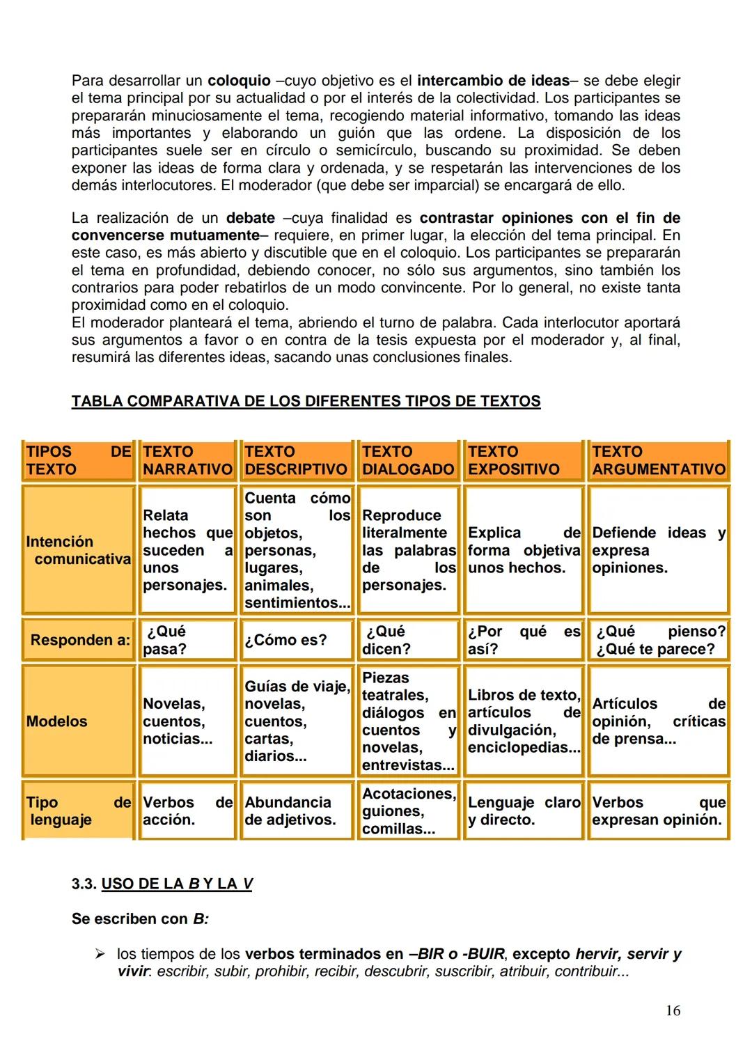 # TEMA 3:
# TIPOS DE TEXTOS TEMA 3: TIPOS DE TEXTOS
3.1. El texto. Definición.
3.2. Tipos de textos
3.2.1. Narración
3.2.2. Descripción
3.2