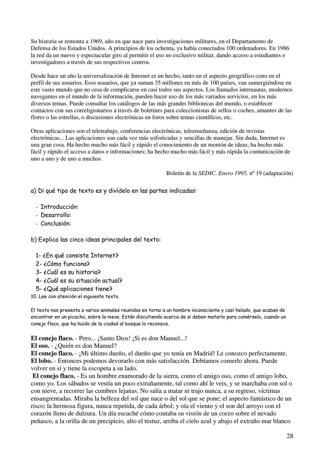 # TEMA 3:
# TIPOS DE TEXTOS TEMA 3: TIPOS DE TEXTOS
3.1. El texto. Definición.
3.2. Tipos de textos
3.2.1. Narración
3.2.2. Descripción
3.2