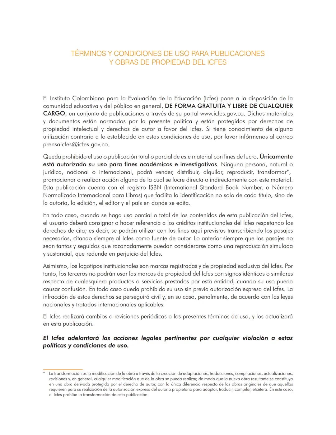 Cuadernillo de preguntas
Saber 11.°
Prueba de Ciencias
Naturales
MINEDUCACIÓN
icfes
mejor saber
TODOS POR UN
NUEVO PAÍS
PAZ EQUIDAD EDUCACIO