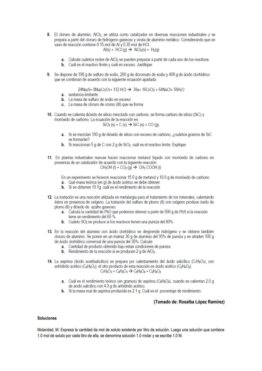 TALLER DE ESTEQUIOMETRIA y SOLUCIONES PARA QUIMICA
GENERAL
1. Se determinó que un compuesto orgánico contiene solo 3 elementos: carbono, hid