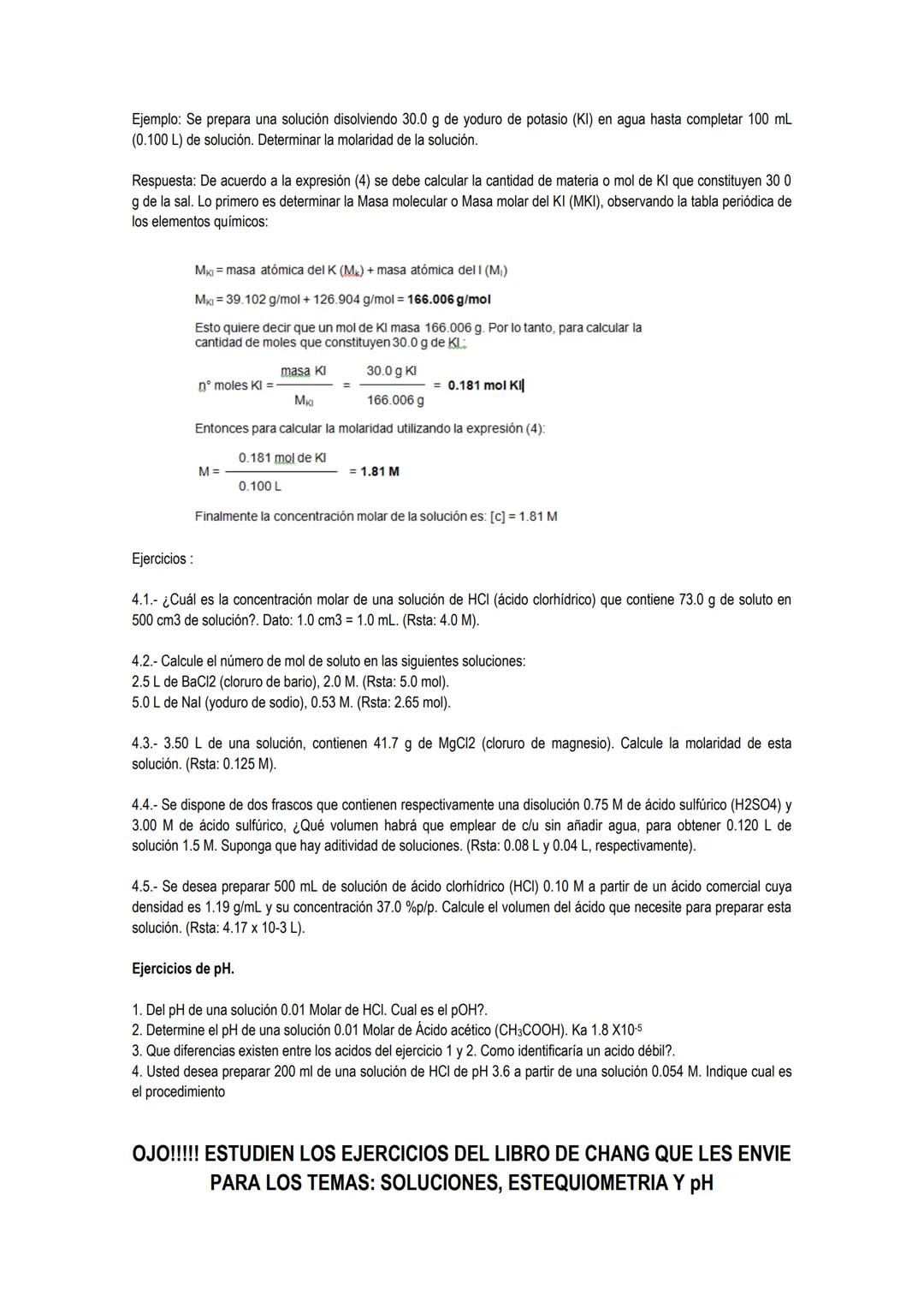 TALLER DE ESTEQUIOMETRIA y SOLUCIONES PARA QUIMICA
GENERAL
1. Se determinó que un compuesto orgánico contiene solo 3 elementos: carbono, hid