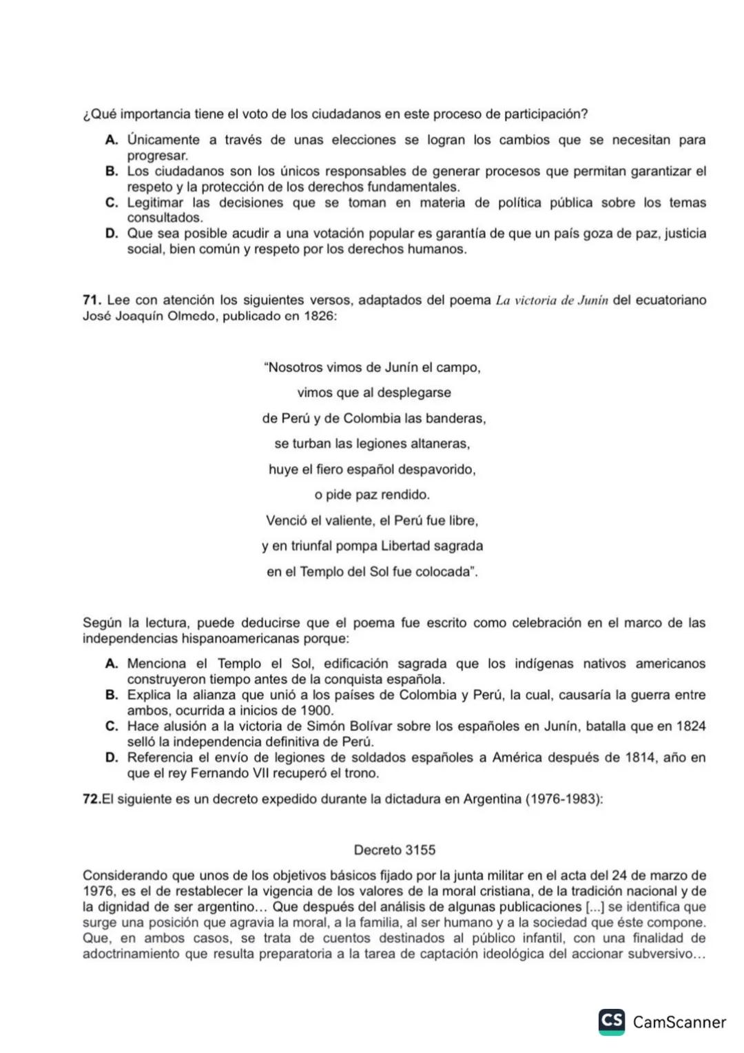 CDDA2024157397583000P1
00503595
icfes
ACM1
1008-0309-82122000
CC2024122934701
Examen
1 Saber 11°
PRIMERA SESIÓN
INDIVIDUALES icfes
26/30
821