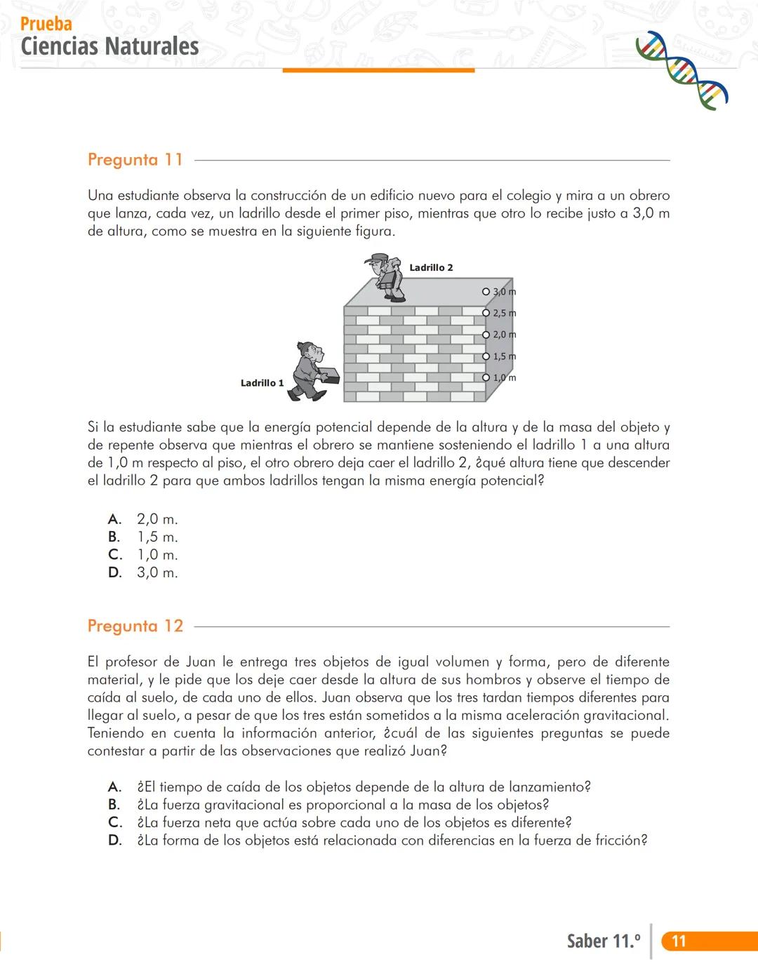 Pruebas Saber 11°
Prueba
Ciências Naturales
Cuadernillo de preguntas
Saber 11.°
Icfes --- OCR Start ---
نسيسكا
Presidente de la República