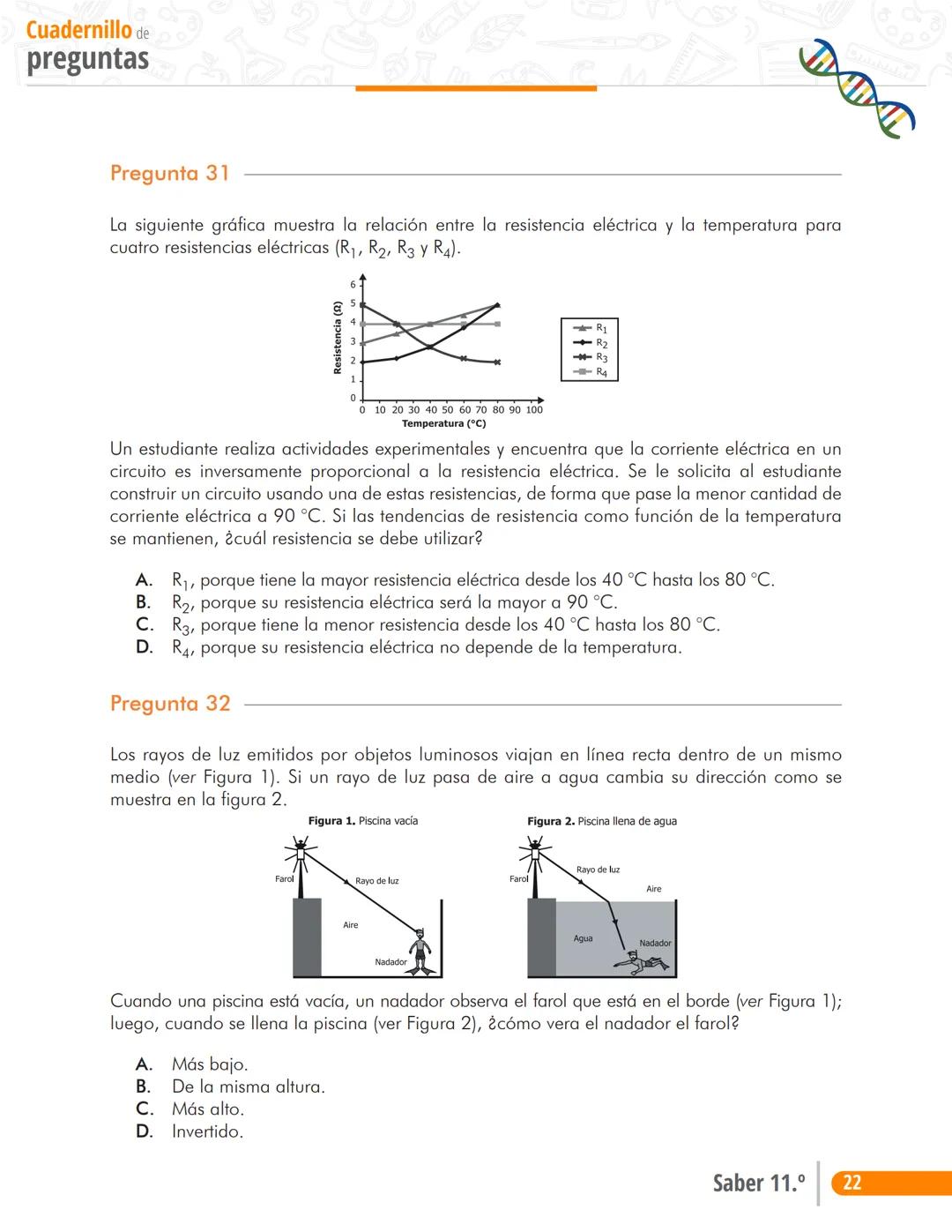 Pruebas Saber 11°
Prueba
Ciências Naturales
Cuadernillo de preguntas
Saber 11.°
Icfes --- OCR Start ---
نسيسكا
Presidente de la República