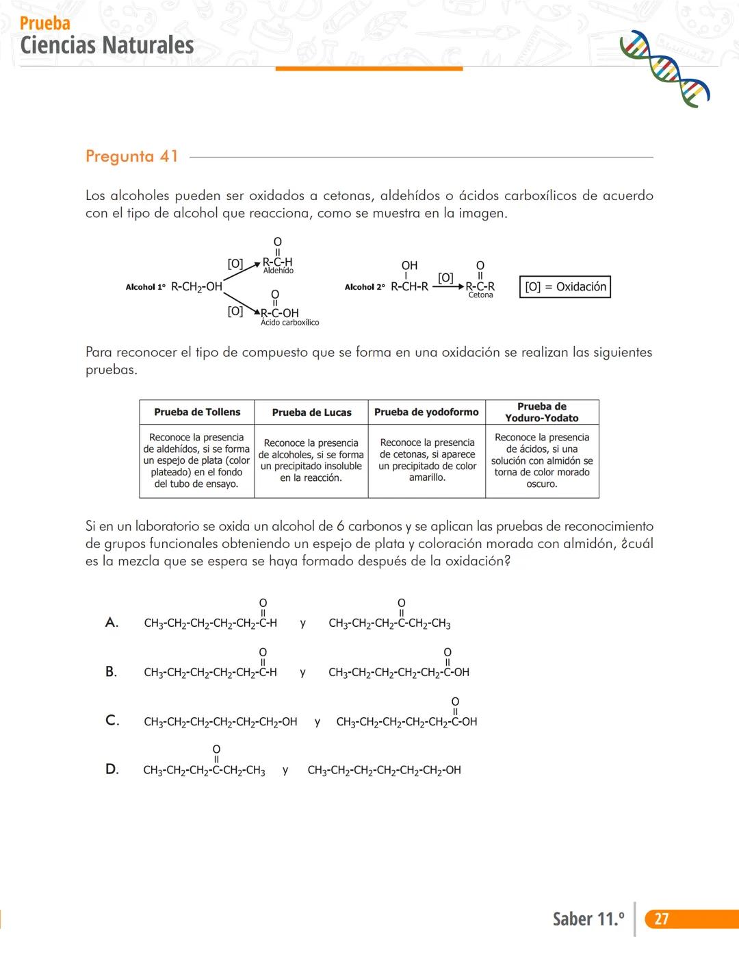 Pruebas Saber 11°
Prueba
Ciências Naturales
Cuadernillo de preguntas
Saber 11.°
Icfes --- OCR Start ---
نسيسكا
Presidente de la República