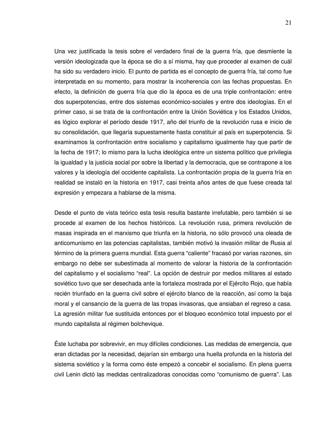 1
LA GUERRA FRÍA.
Breves apuntes para un debate.
Ricardo Ribera
El problema de la guerra fría se mantuvo en el debate durante la segunda