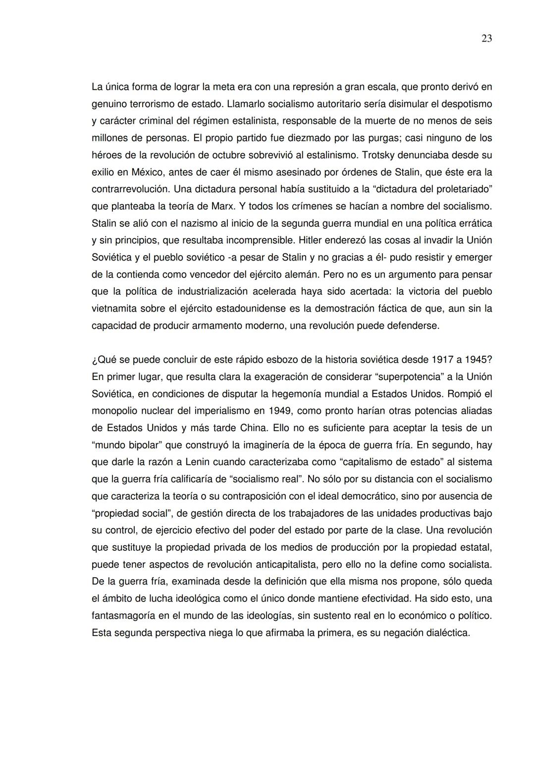 1
LA GUERRA FRÍA.
Breves apuntes para un debate.
Ricardo Ribera
El problema de la guerra fría se mantuvo en el debate durante la segunda