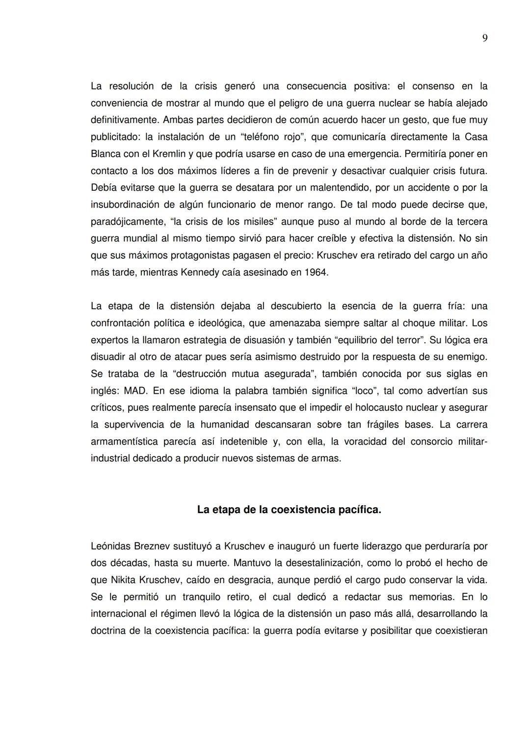 1
LA GUERRA FRÍA.
Breves apuntes para un debate.
Ricardo Ribera
El problema de la guerra fría se mantuvo en el debate durante la segunda