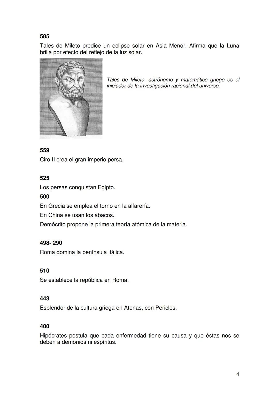 HISTORIA UNIVERSAL: CRONOLOG
ÍA BÁSICA
ÍNDICE
1. La Antigüedad
- Antes de Cristo
- Después de Cristo
2. La Edad Media
- Alta Edad Media
- Ba