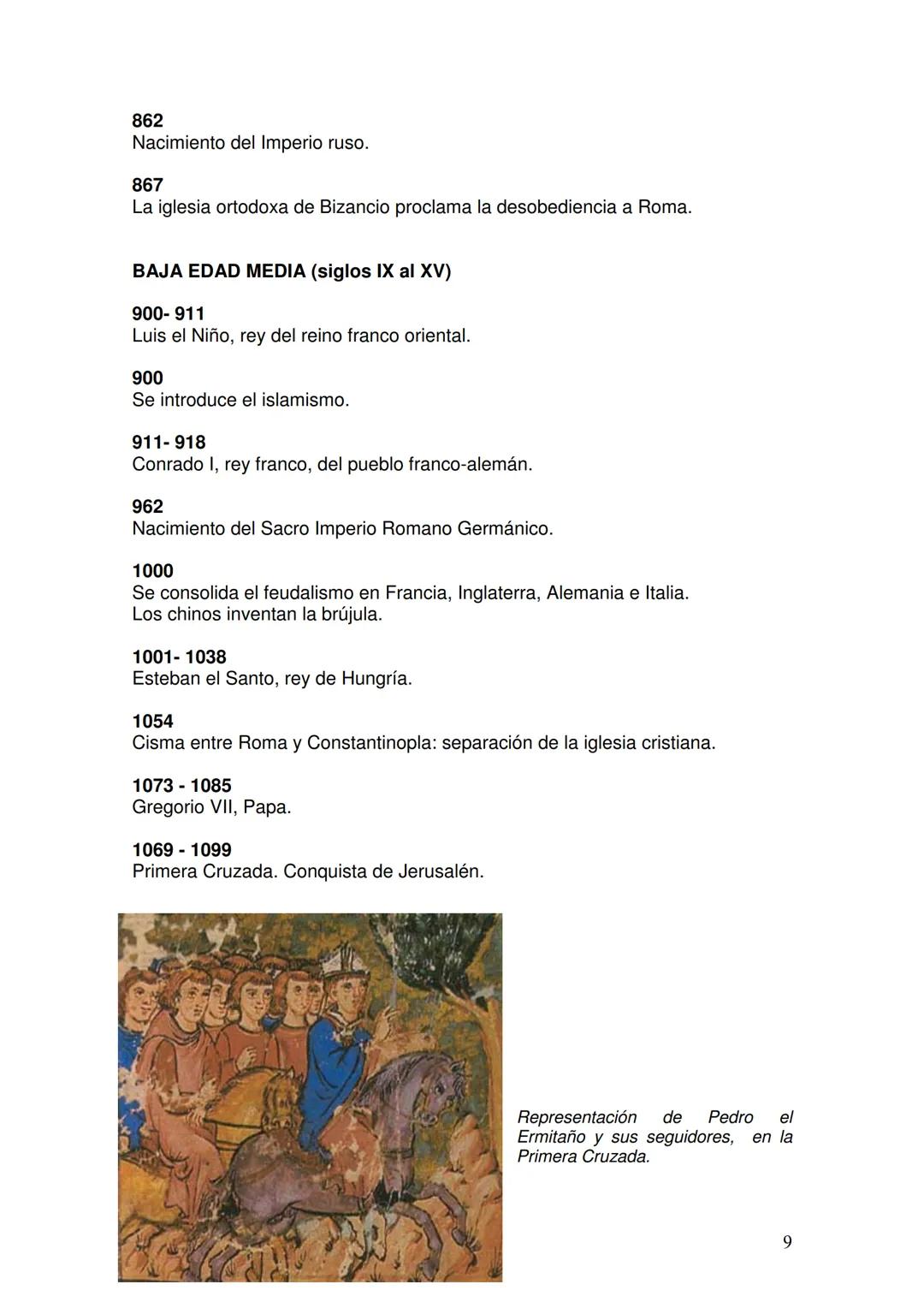 HISTORIA UNIVERSAL: CRONOLOG
ÍA BÁSICA
ÍNDICE
1. La Antigüedad
- Antes de Cristo
- Después de Cristo
2. La Edad Media
- Alta Edad Media
- Ba