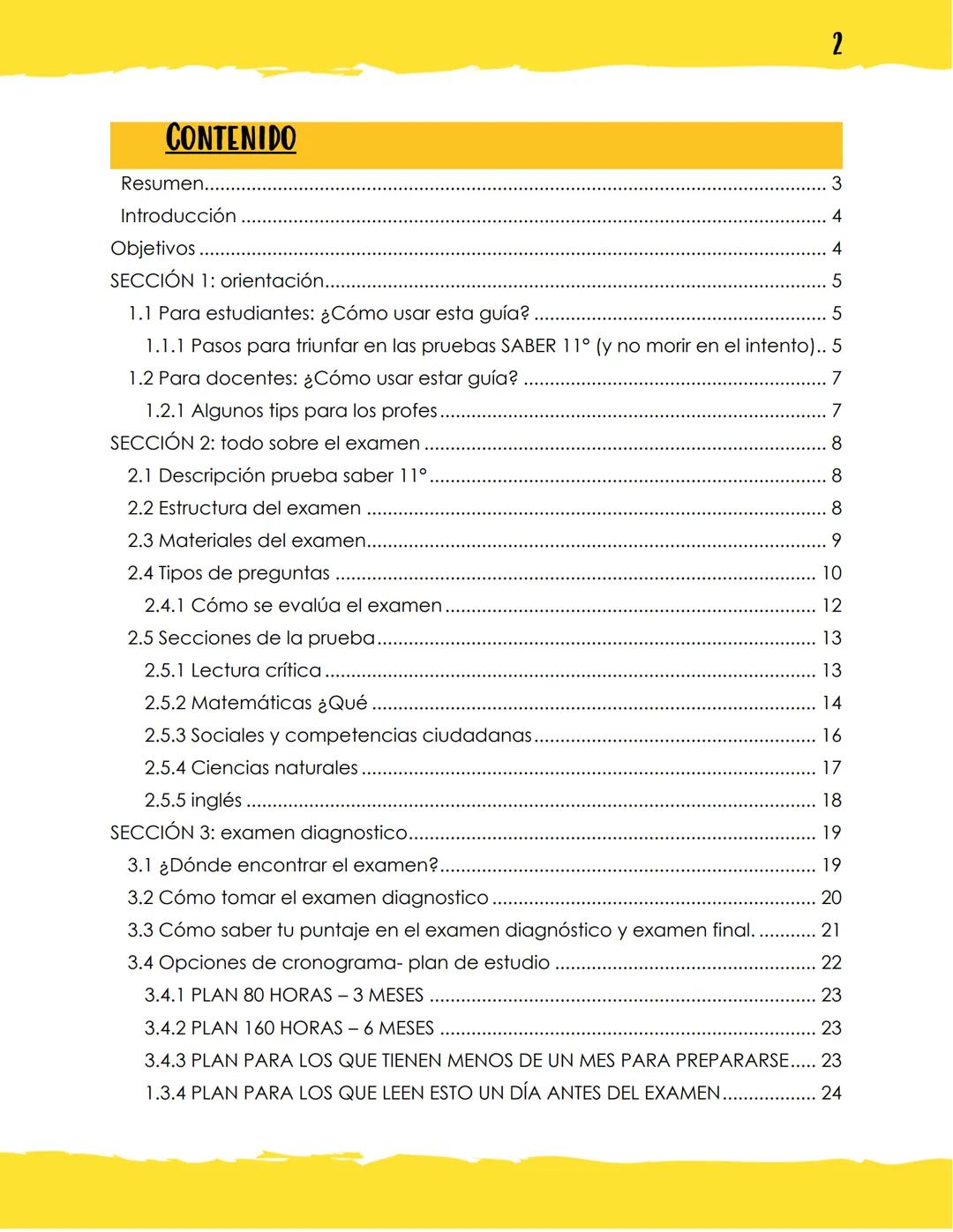 GUÍA DE PREPARACIÓN
PRUEBA SABER 11°
ELABORADO POR:
Valentina Mendoza Zamora, estudiante de ingeniería
mecatrónica, contacto: vmendozazamora