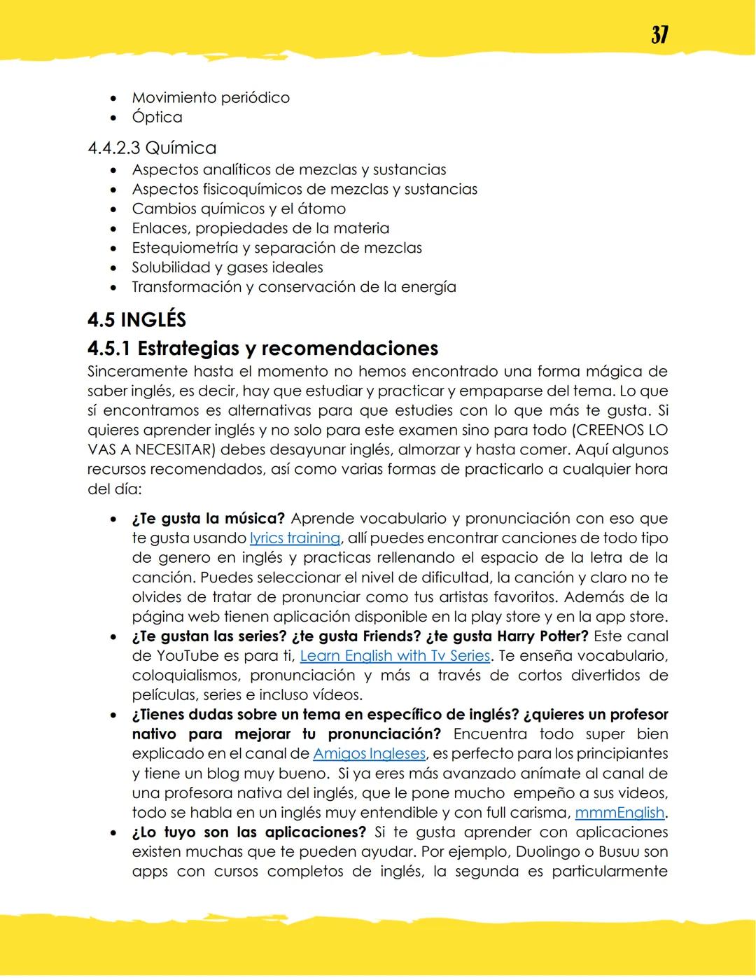 GUÍA DE PREPARACIÓN
PRUEBA SABER 11°
ELABORADO POR:
Valentina Mendoza Zamora, estudiante de ingeniería
mecatrónica, contacto: vmendozazamora