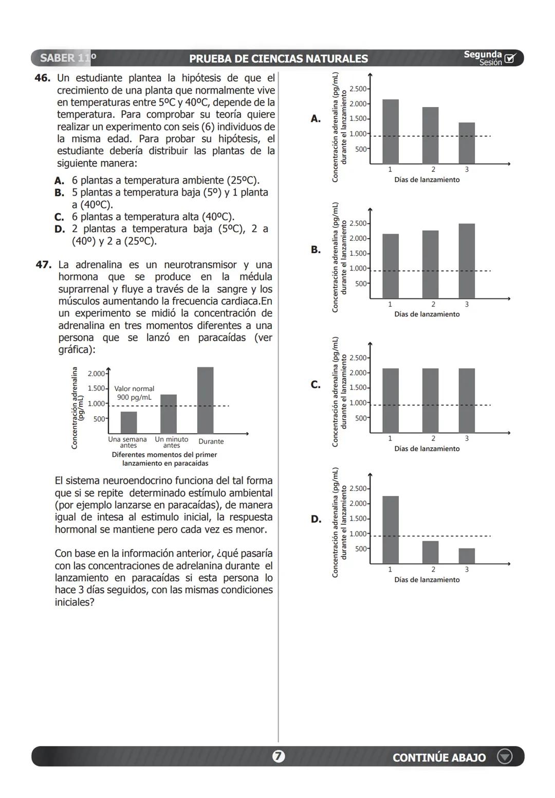 SIMULACRO BIOLOGIA ICFES II