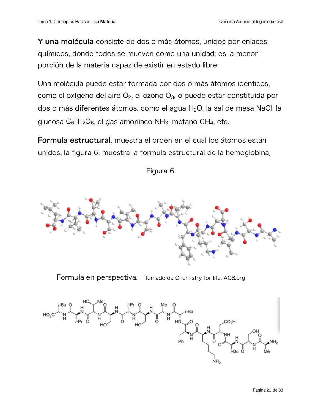 Tema 1. Conceptos Básicos - La Materia
Química Ambiental Ingeniería Civil
Conceptos básicos - primera parte
Objetivos esperados
Al terminar