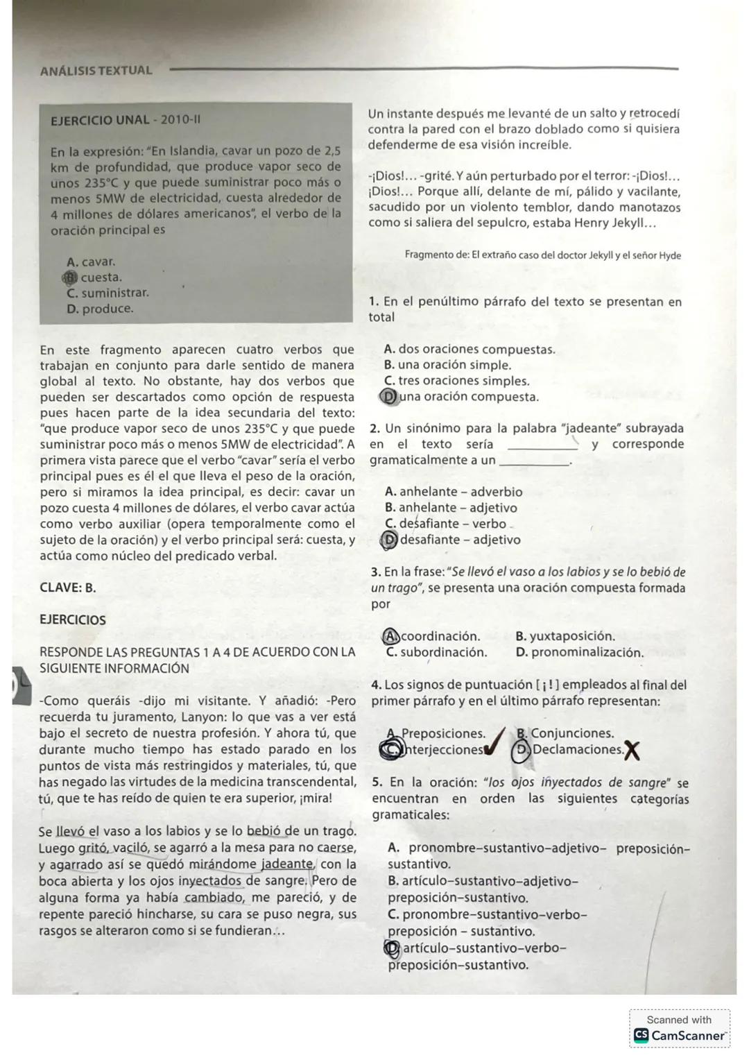6. ANÁLISIS TEXTUAL
En el examen de admisión de la Universidad Nacional,
en el área de Análisis Textual, se presentan textos
accesibles a to