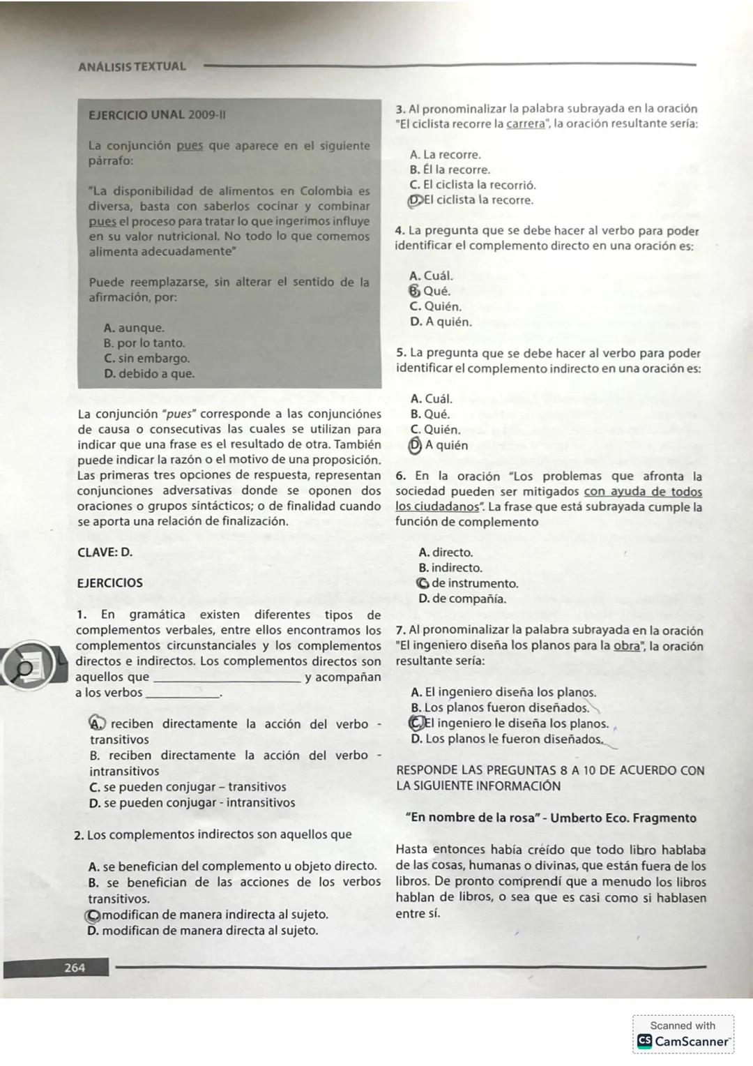 6. ANÁLISIS TEXTUAL
En el examen de admisión de la Universidad Nacional,
en el área de Análisis Textual, se presentan textos
accesibles a to