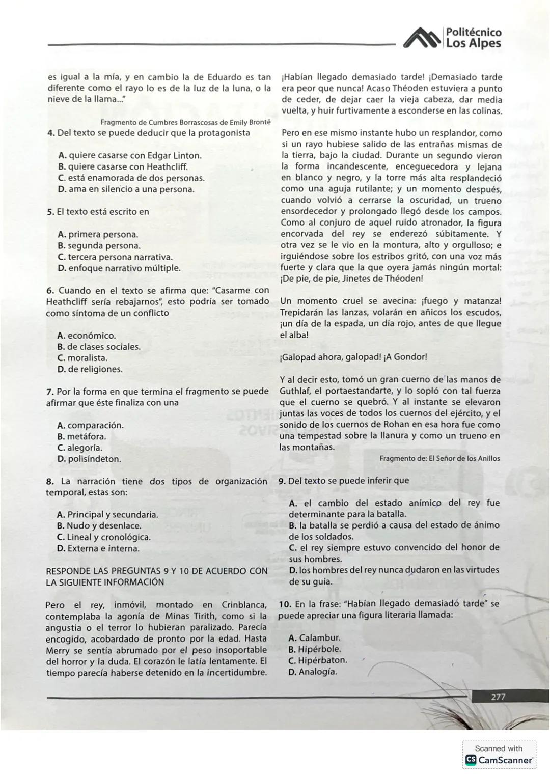 6. ANÁLISIS TEXTUAL
En el examen de admisión de la Universidad Nacional,
en el área de Análisis Textual, se presentan textos
accesibles a to