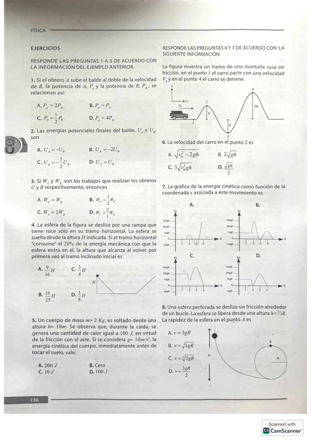 3. FÍSICA
La Física es una ciencia que ha evolucionado a través
del tiempo y que se ha consolidado como área pura,
separada de otras como l