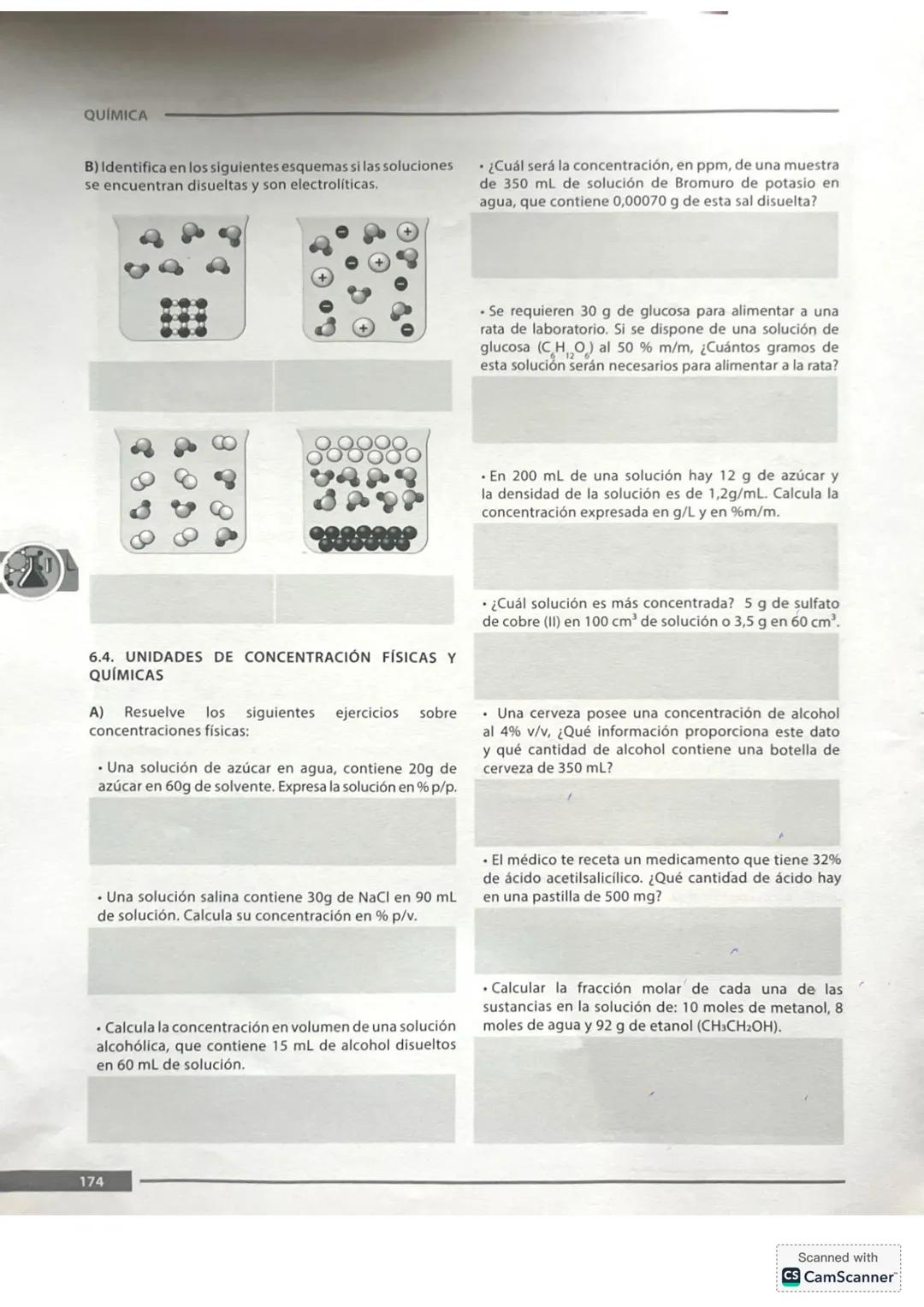 ## 4. QUÍMICA
La química es la ciencia que estudia las propiedades,
estructura y cambios que experimenta un material
al participar en reacc