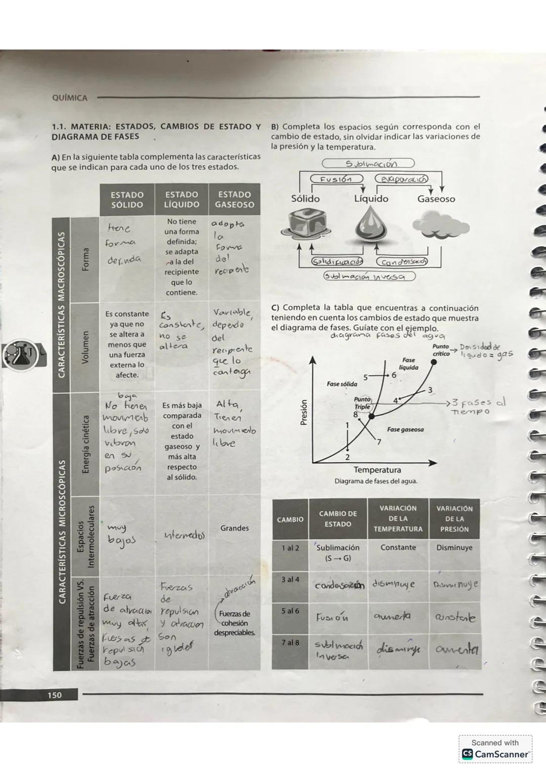 ## 4. QUÍMICA
La química es la ciencia que estudia las propiedades,
estructura y cambios que experimenta un material
al participar en reacc