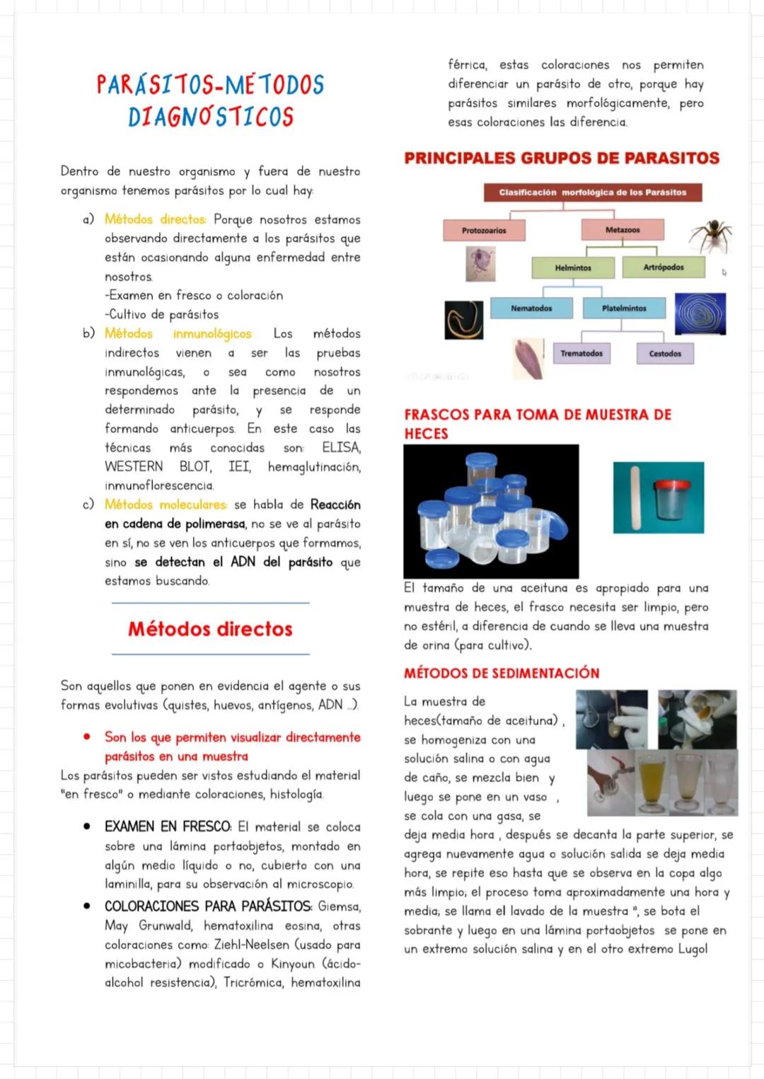 Parasitologia
medica
es la rama de la microbiologia que estudia animales invertebrados (parasitos) que
pueden causar enfermedades en humano