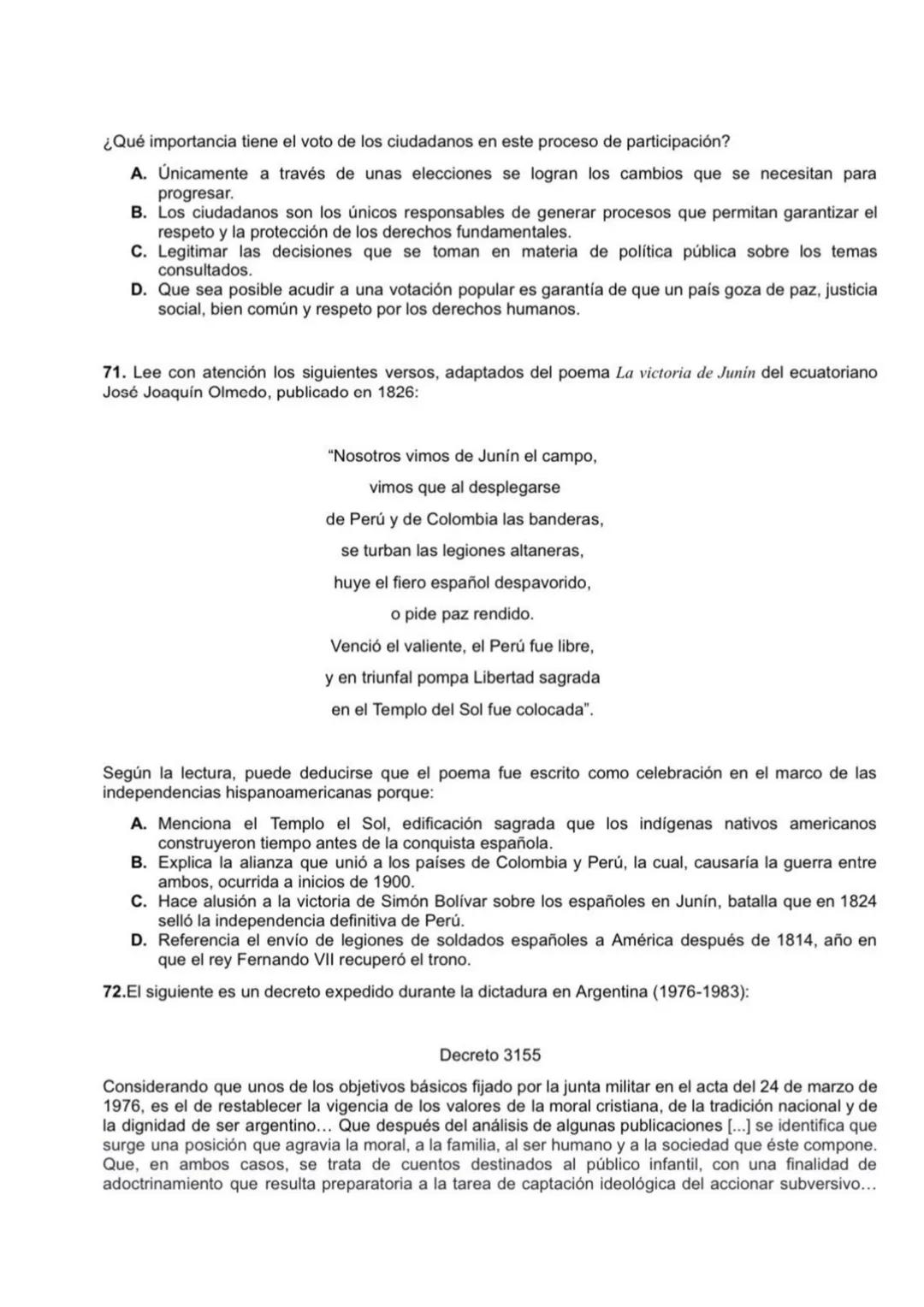 CDDA2024157397583000P1
00503595
icfes
ACM1
1008-0309-82122000
CC2024122934701
Examen
1 Saber 11°
PRIMERA SESIÓN
INDIVIDUALES icfes
26/30
821