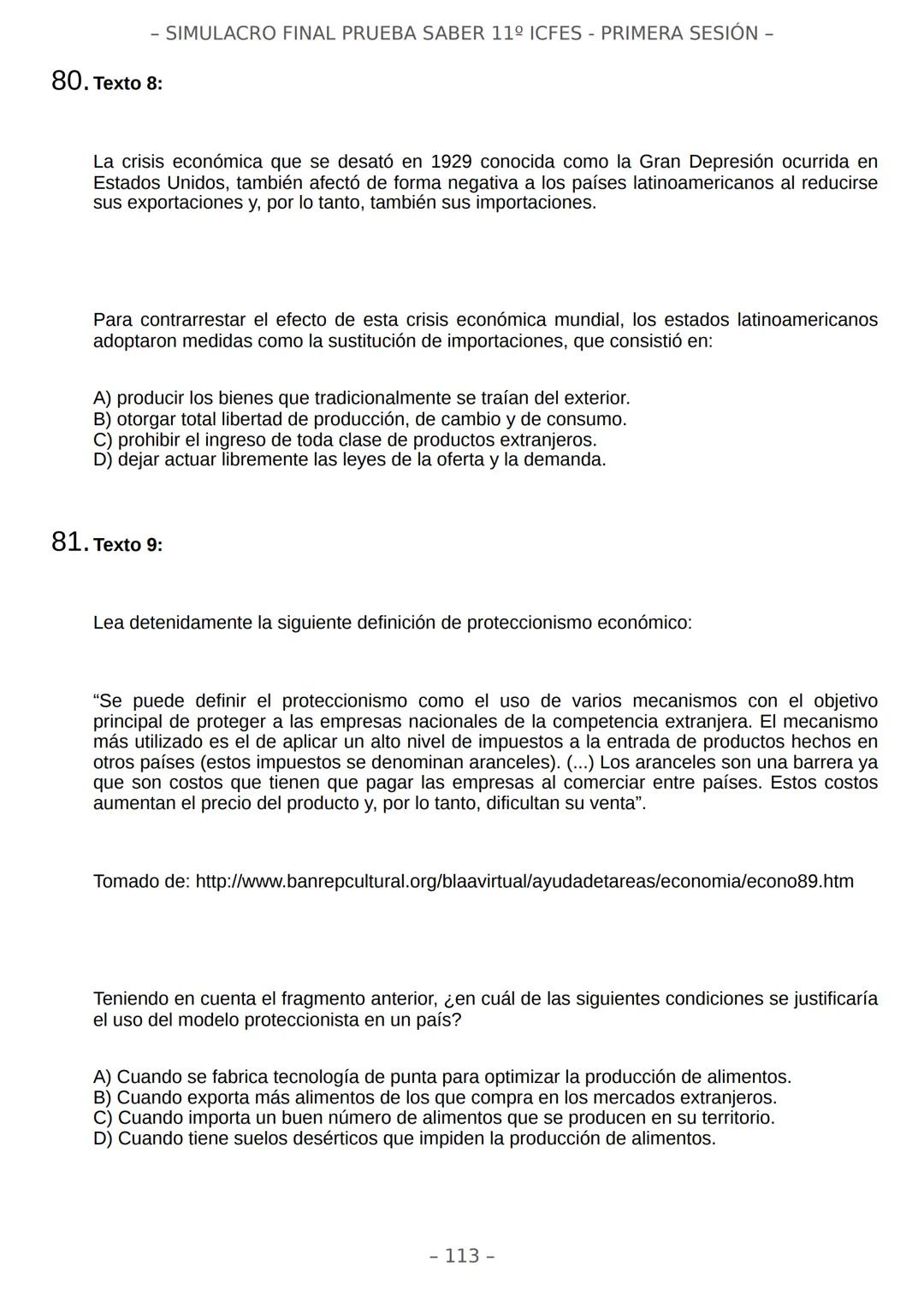 # SIMULACRO FILADD
filadd - SIMULACRO FINAL PRUEBA SABER 11º ICFES - PRIMERA SESIÓN -
¡Bienvenido/a al simulacro final de tu curso!
Llegó