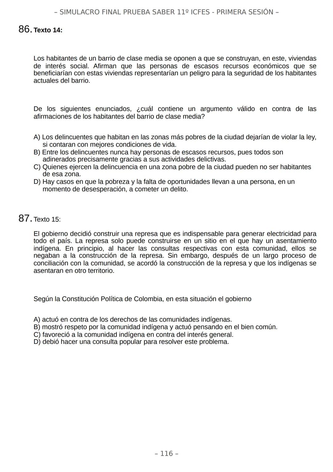 # SIMULACRO FILADD
filadd - SIMULACRO FINAL PRUEBA SABER 11º ICFES - PRIMERA SESIÓN -
¡Bienvenido/a al simulacro final de tu curso!
Llegó