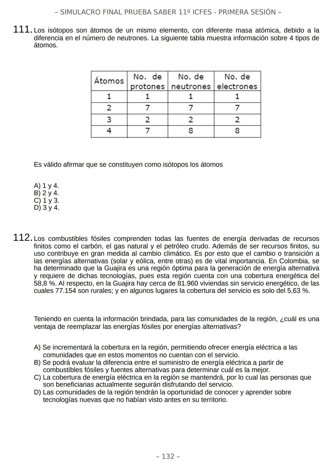 # SIMULACRO FILADD
filadd - SIMULACRO FINAL PRUEBA SABER 11º ICFES - PRIMERA SESIÓN -
¡Bienvenido/a al simulacro final de tu curso!
Llegó