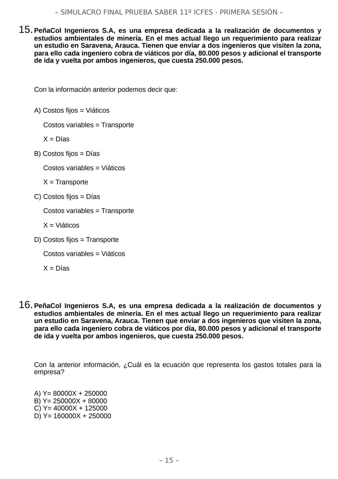 # SIMULACRO FILADD
filadd - SIMULACRO FINAL PRUEBA SABER 11º ICFES - PRIMERA SESIÓN -
¡Bienvenido/a al simulacro final de tu curso!
Llegó