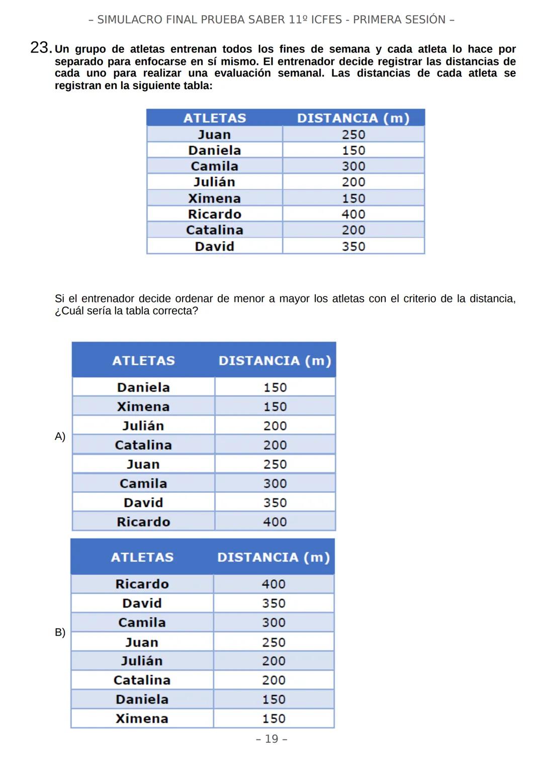 # SIMULACRO FILADD
filadd - SIMULACRO FINAL PRUEBA SABER 11º ICFES - PRIMERA SESIÓN -
¡Bienvenido/a al simulacro final de tu curso!
Llegó