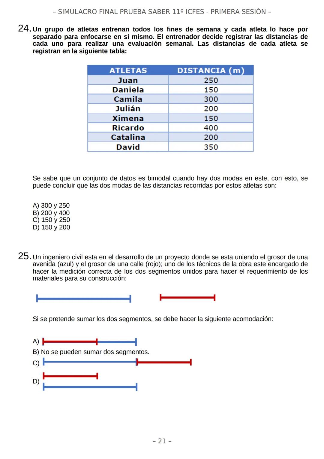 # SIMULACRO FILADD
filadd - SIMULACRO FINAL PRUEBA SABER 11º ICFES - PRIMERA SESIÓN -
¡Bienvenido/a al simulacro final de tu curso!
Llegó