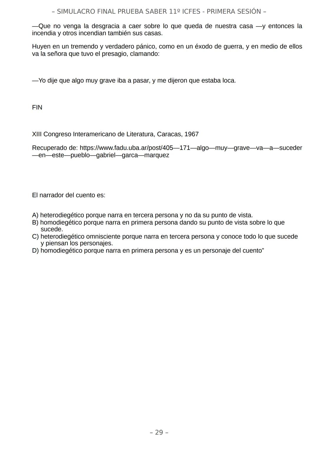 # SIMULACRO FILADD
filadd - SIMULACRO FINAL PRUEBA SABER 11º ICFES - PRIMERA SESIÓN -
¡Bienvenido/a al simulacro final de tu curso!
Llegó