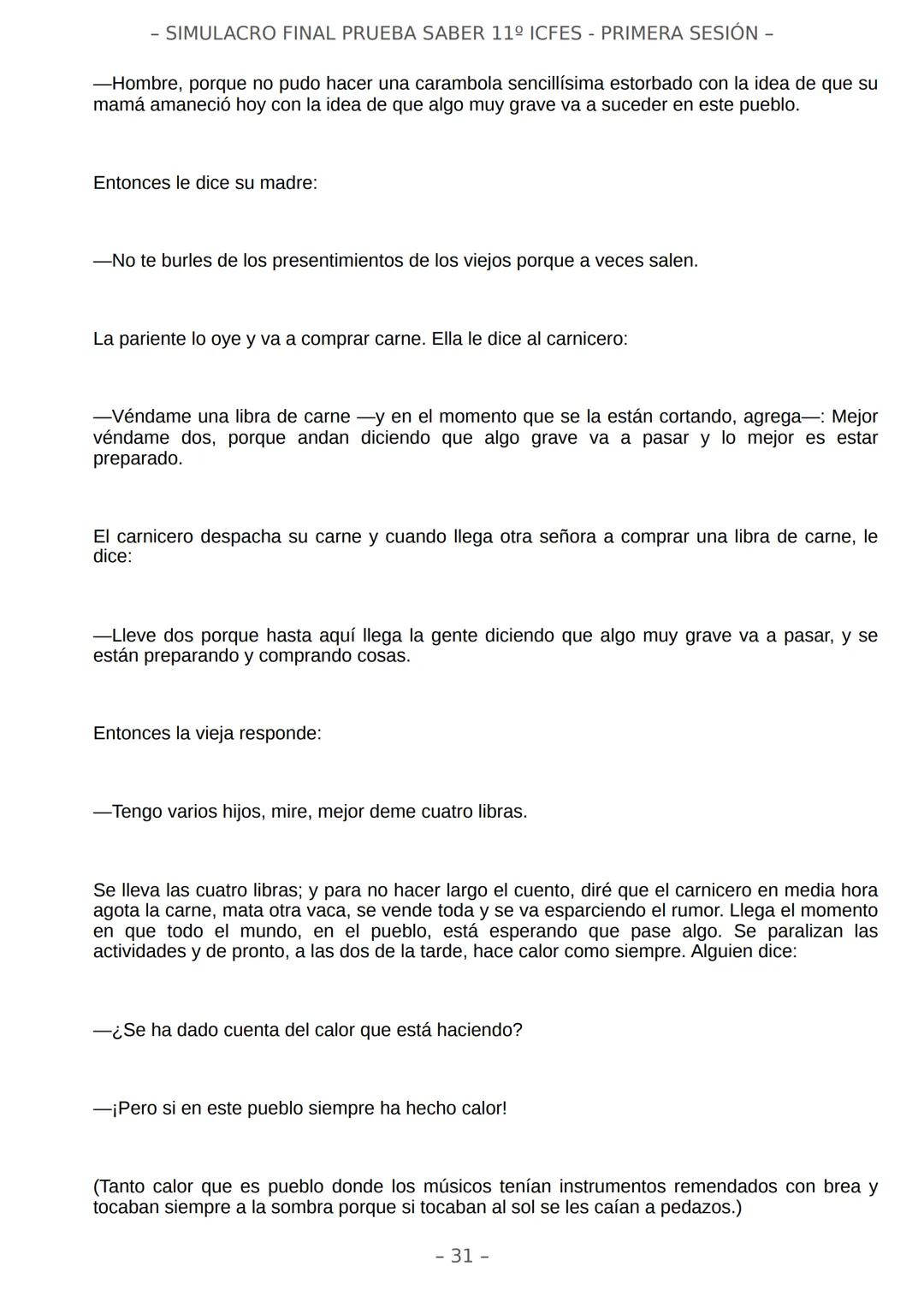 # SIMULACRO FILADD
filadd - SIMULACRO FINAL PRUEBA SABER 11º ICFES - PRIMERA SESIÓN -
¡Bienvenido/a al simulacro final de tu curso!
Llegó