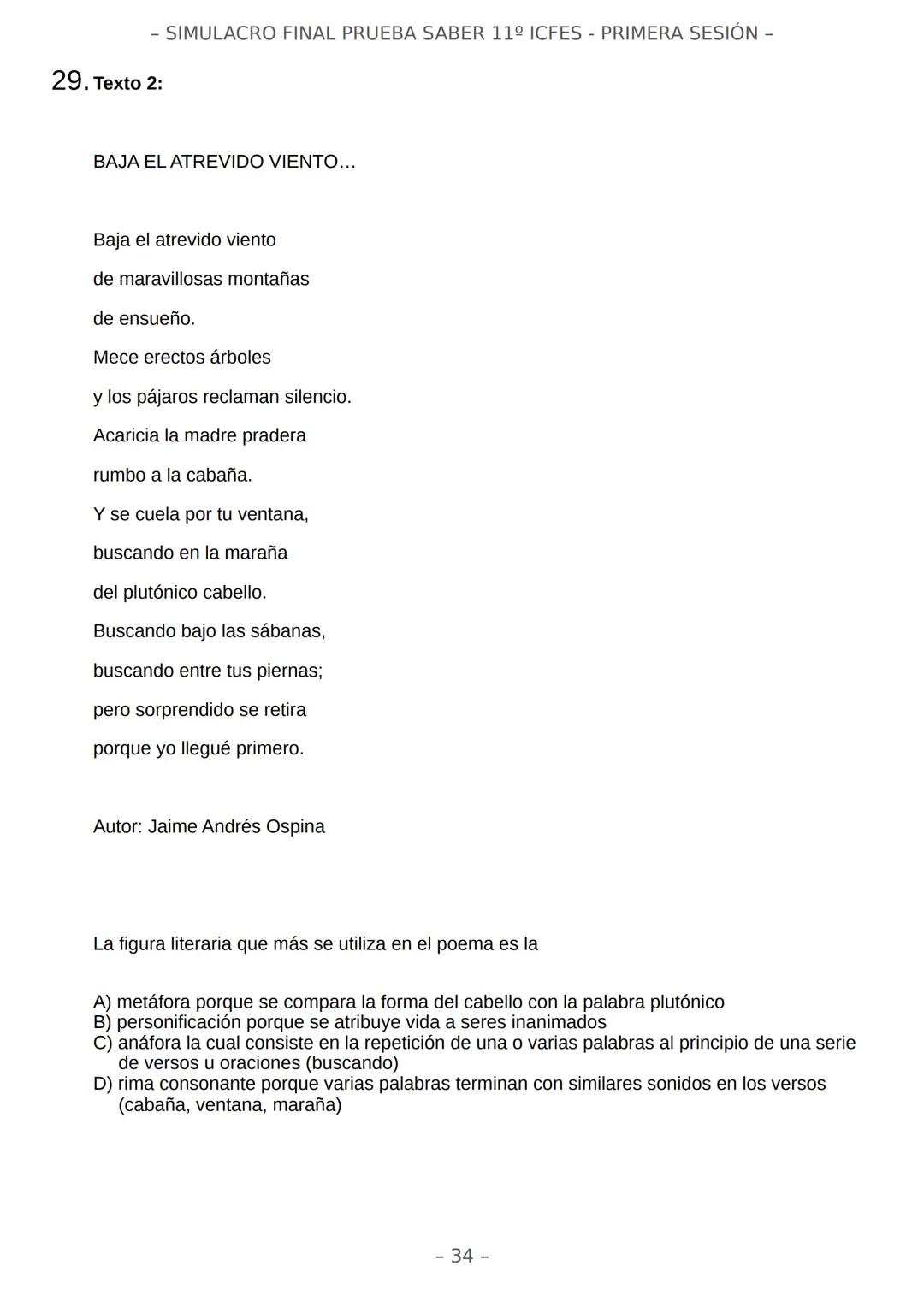 # SIMULACRO FILADD
filadd - SIMULACRO FINAL PRUEBA SABER 11º ICFES - PRIMERA SESIÓN -
¡Bienvenido/a al simulacro final de tu curso!
Llegó