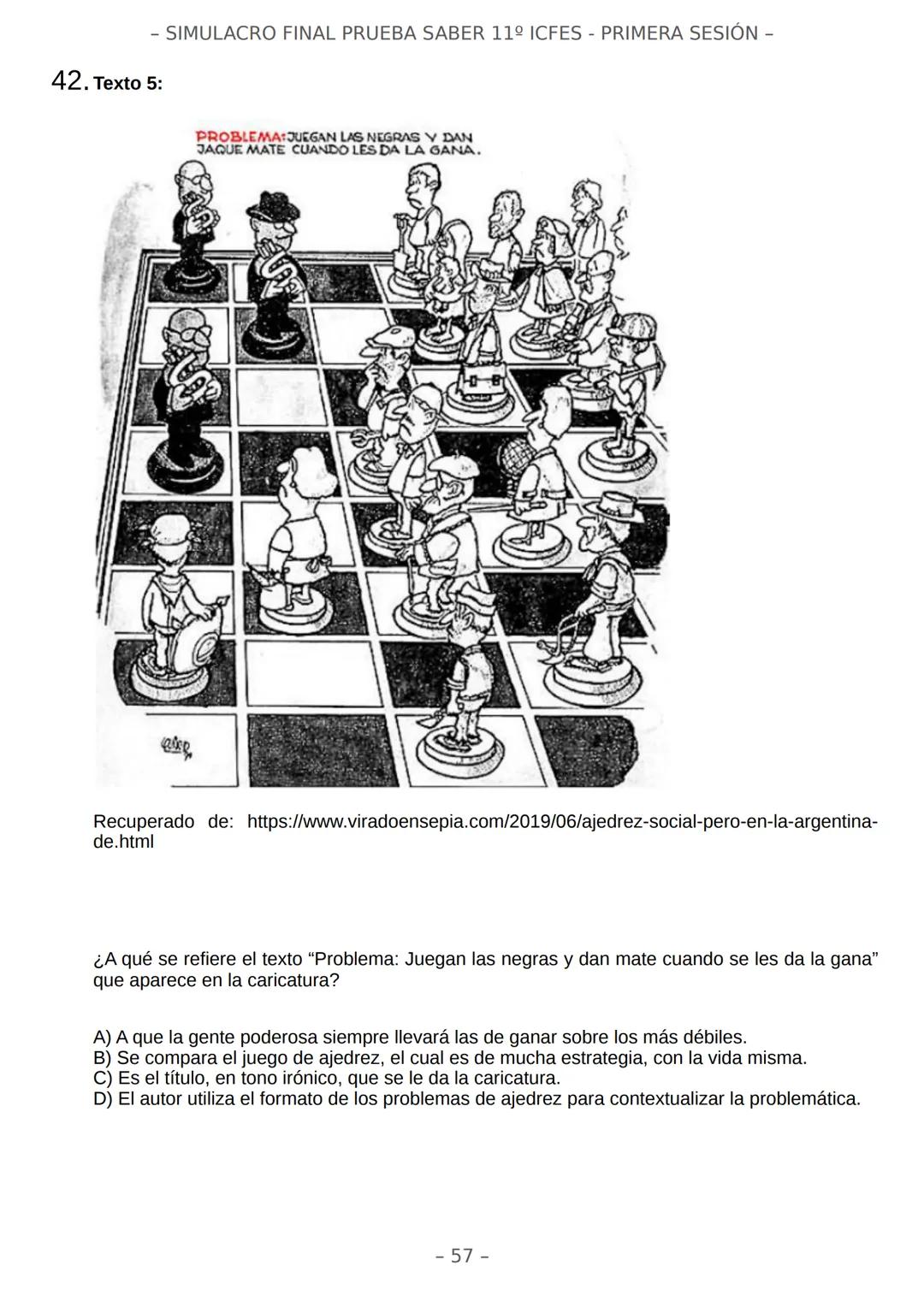 # SIMULACRO FILADD
filadd - SIMULACRO FINAL PRUEBA SABER 11º ICFES - PRIMERA SESIÓN -
¡Bienvenido/a al simulacro final de tu curso!
Llegó
