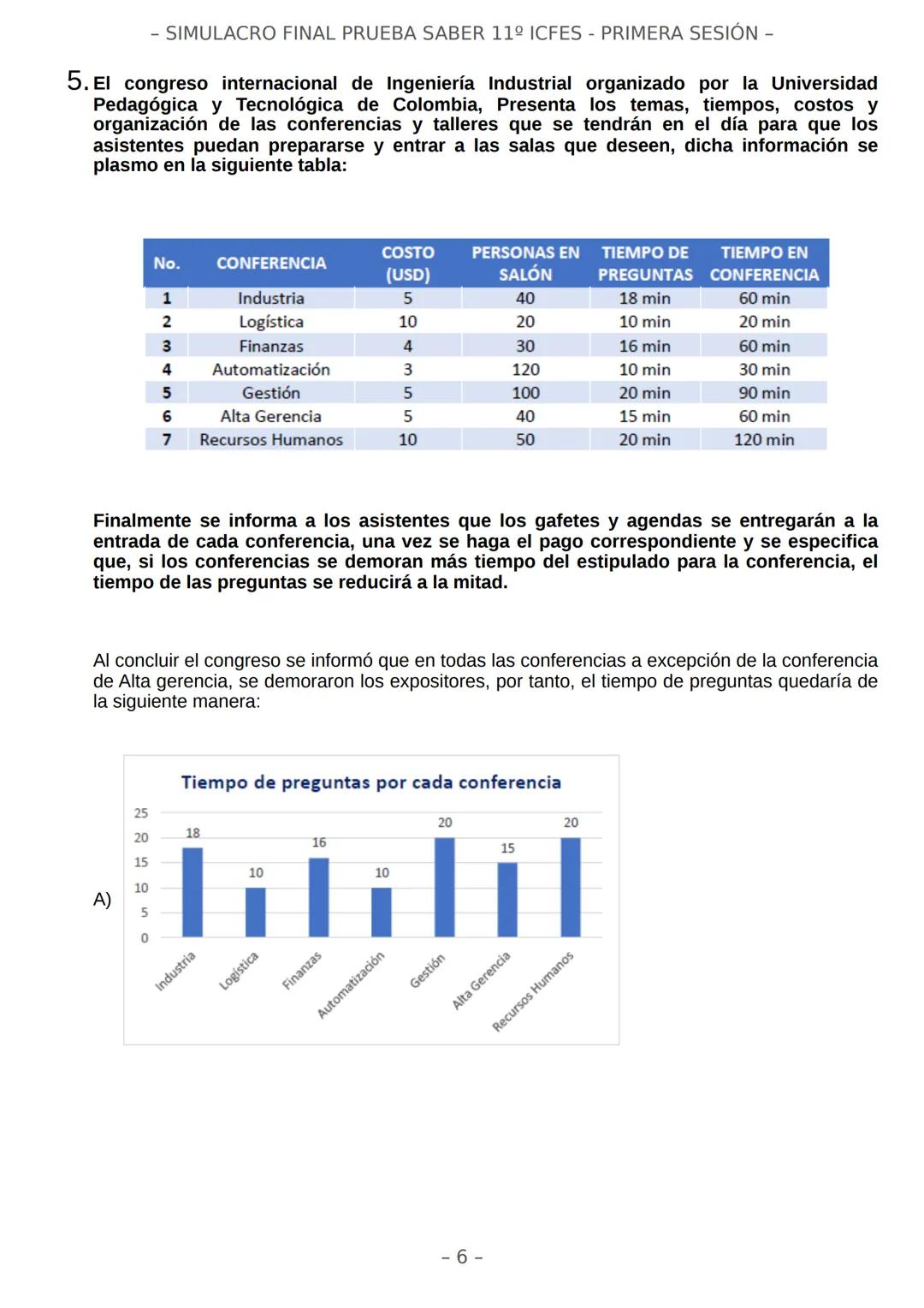 # SIMULACRO FILADD
filadd - SIMULACRO FINAL PRUEBA SABER 11º ICFES - PRIMERA SESIÓN -
¡Bienvenido/a al simulacro final de tu curso!
Llegó