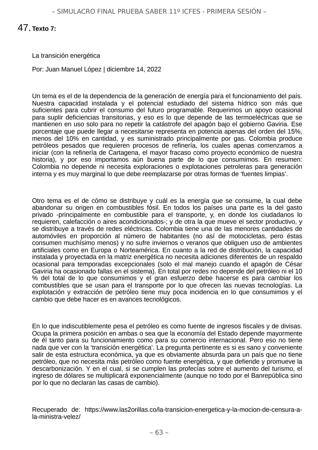 # SIMULACRO FILADD
filadd - SIMULACRO FINAL PRUEBA SABER 11º ICFES - PRIMERA SESIÓN -
¡Bienvenido/a al simulacro final de tu curso!
Llegó