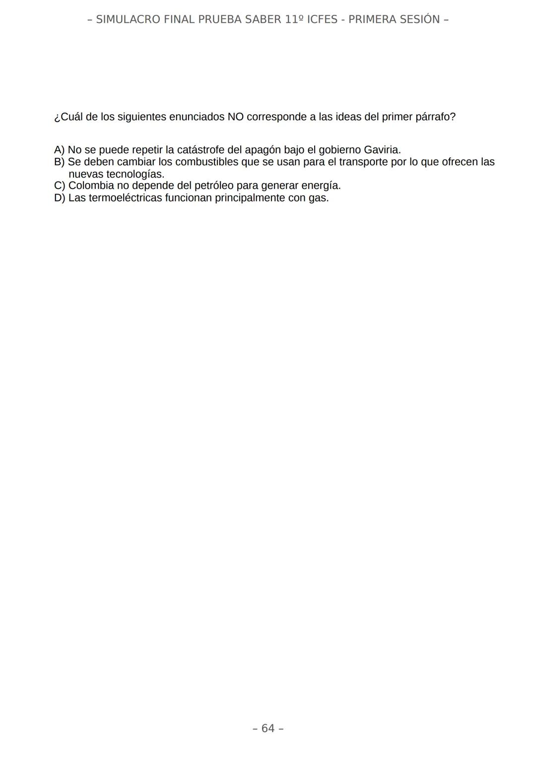 # SIMULACRO FILADD
filadd - SIMULACRO FINAL PRUEBA SABER 11º ICFES - PRIMERA SESIÓN -
¡Bienvenido/a al simulacro final de tu curso!
Llegó