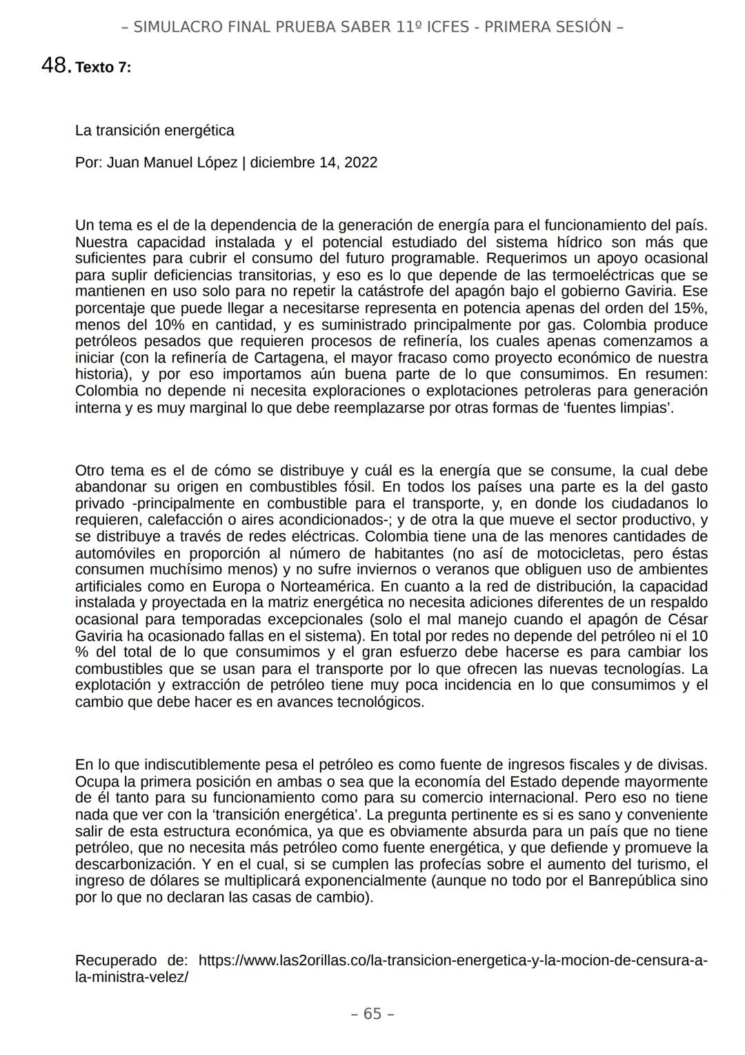 # SIMULACRO FILADD
filadd - SIMULACRO FINAL PRUEBA SABER 11º ICFES - PRIMERA SESIÓN -
¡Bienvenido/a al simulacro final de tu curso!
Llegó
